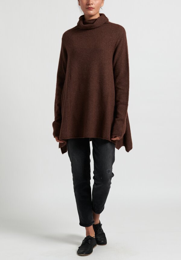 Rundholz Brushed Fox Pullover in Marone	