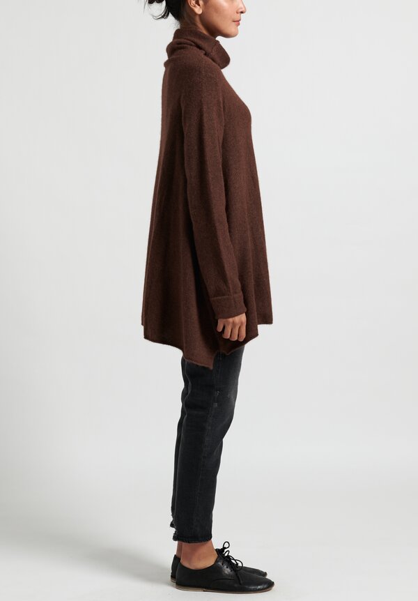 Rundholz Brushed Fox Pullover in Marone	
