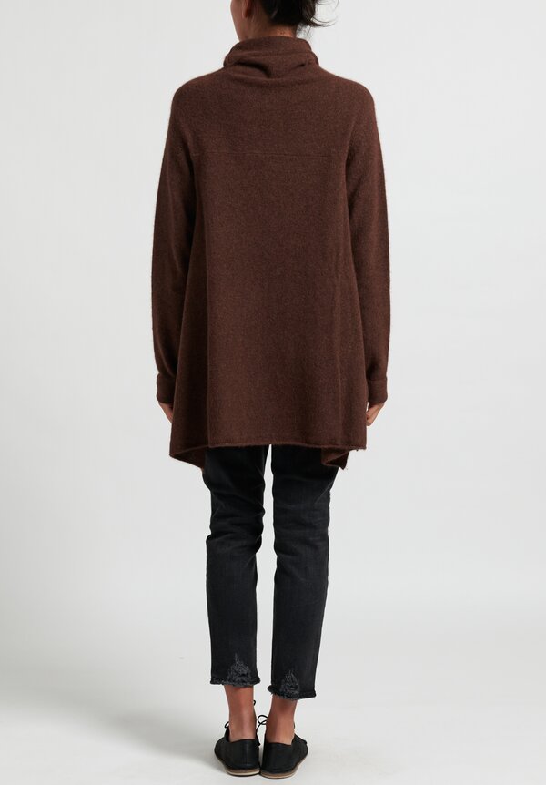 Rundholz Brushed Fox Pullover in Marone	