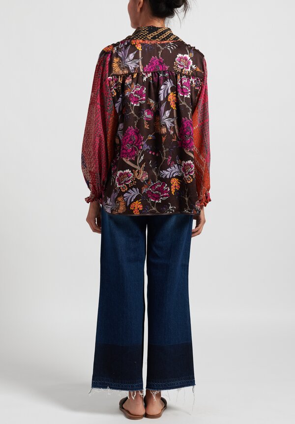 For Restless Sleepers Alfito Blouse in Brown