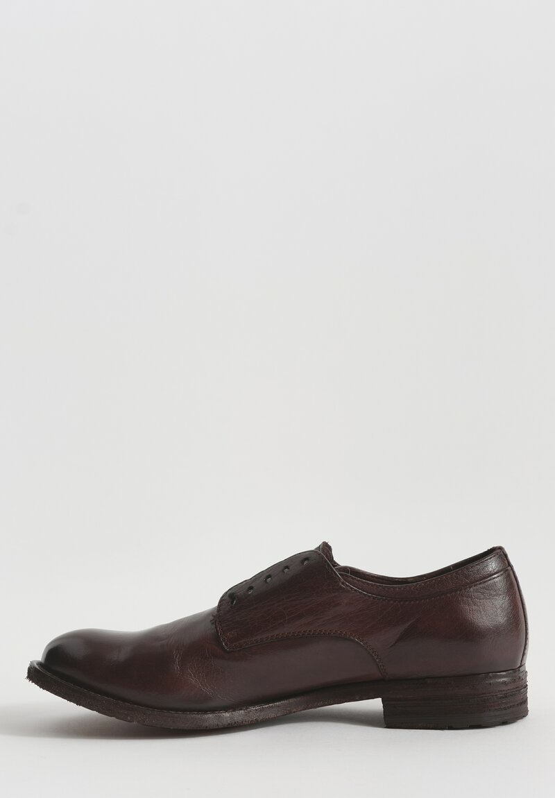 Officine Creative Lexikon Ignis T Oxford Shoe in Otto Brown	