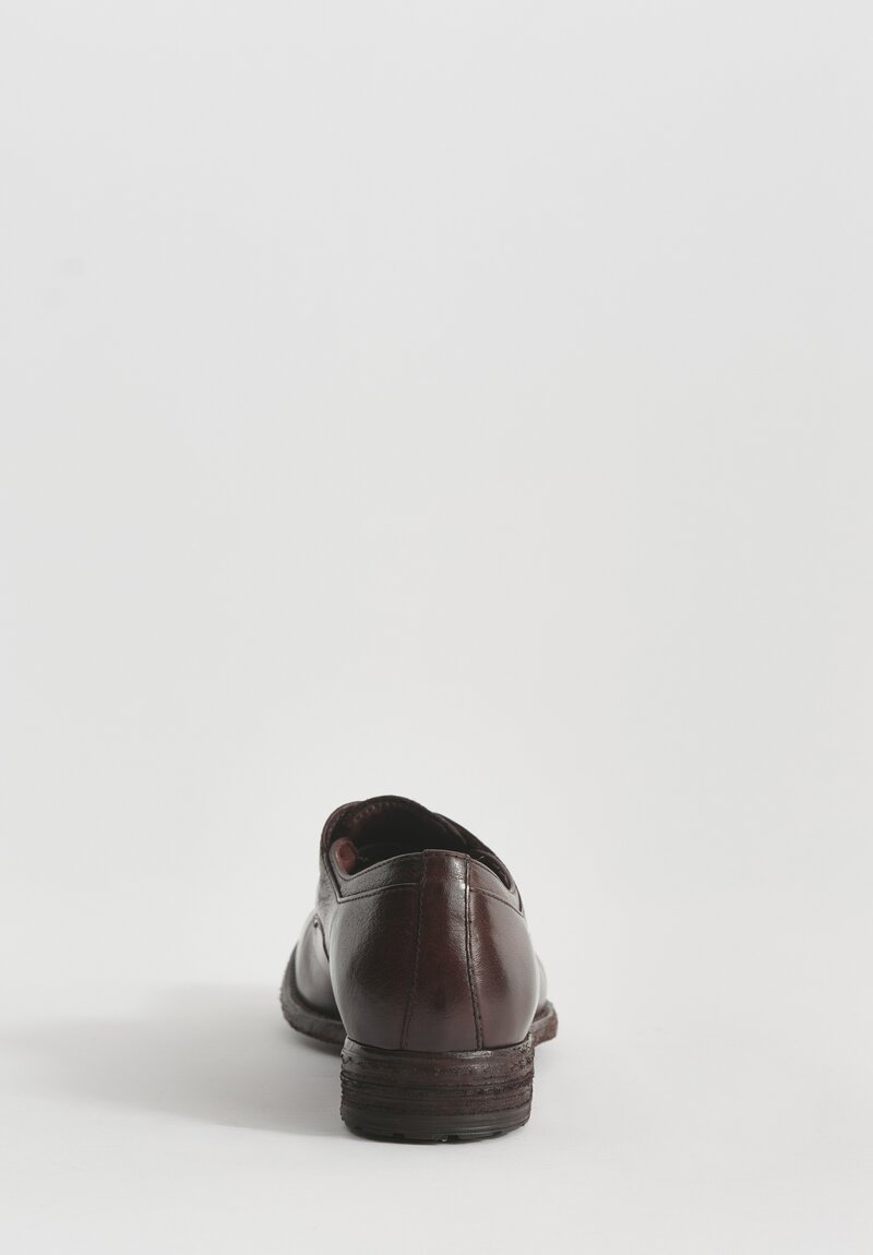 Officine Creative Lexikon Ignis T Oxford Shoe in Otto Brown	