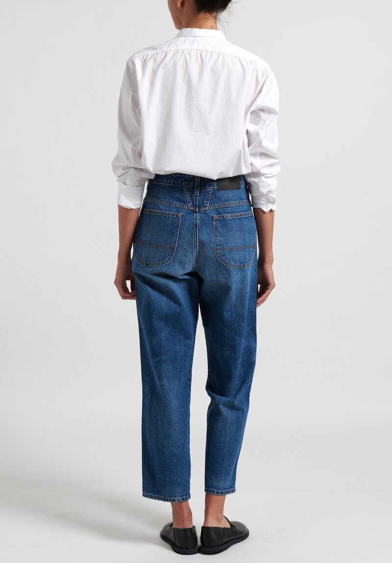 Closed Worker '85 High-Rise Jeans in Mid-Blue	