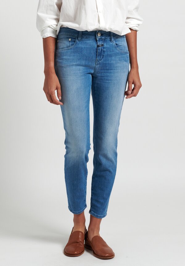 Closed Baker Mid-Rise Jeans in Mid Blue	