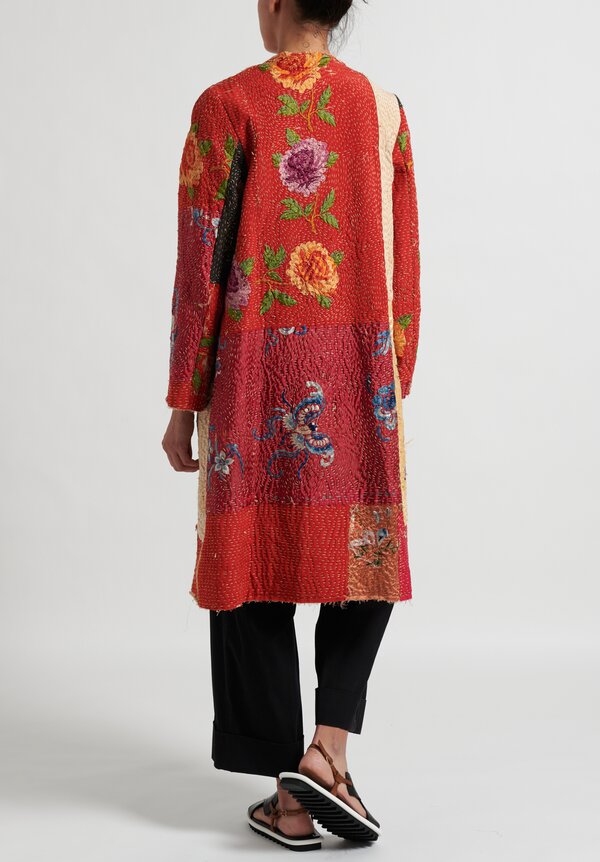 By Walid 19th C. Embroidery Peacock Tanita Coat | Santa Fe Dry Goods ...