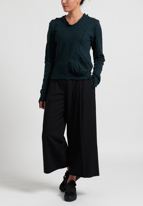 Rundholz Black Label Fitted Exposed Seam Sweater	