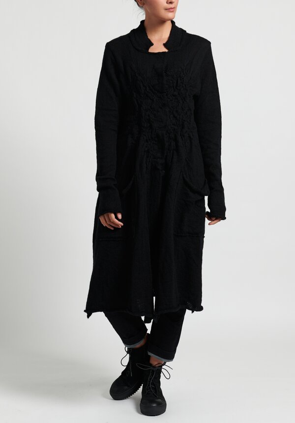 Rundholz Black Label Fit and Flare Knitted Coat	