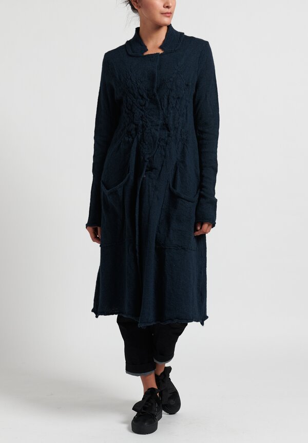 Rundholz Black Label Fit and Flare Knitted Coat	