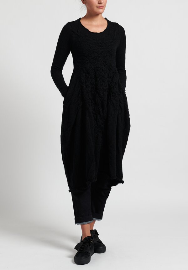 Rundholz Black Label Textured Fit and Flare Knitted Dress	
