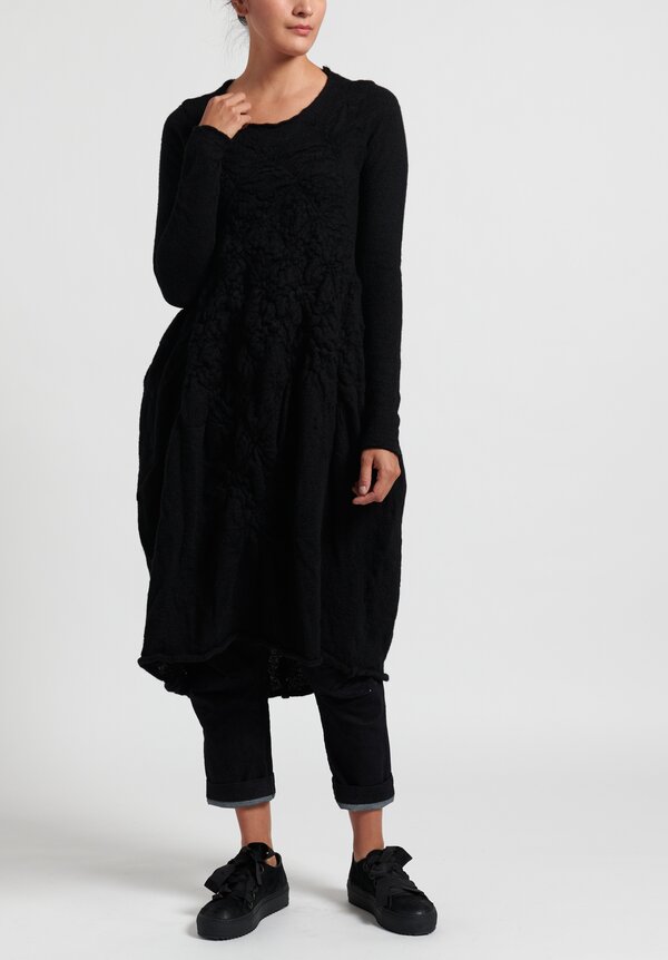 Rundholz Black Label Textured Fit and Flare Knitted Dress	
