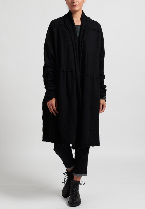 Rundholz Knitted Cardigan in Black	