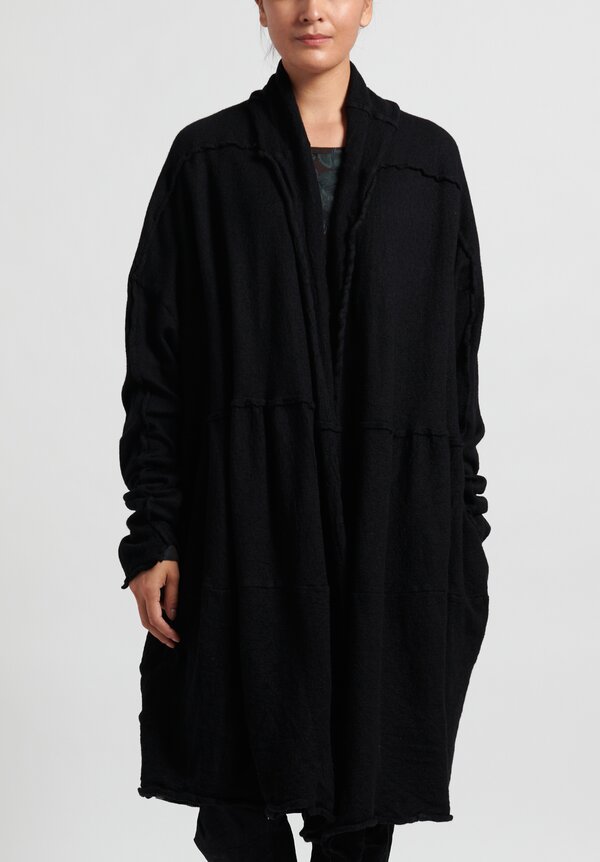Rundholz Knitted Cardigan in Black	