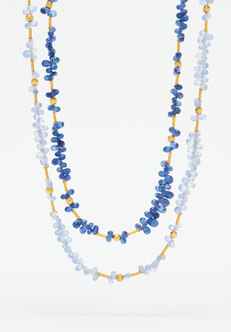 Greig Porter 18K Two-Tone Sapphire Necklace	