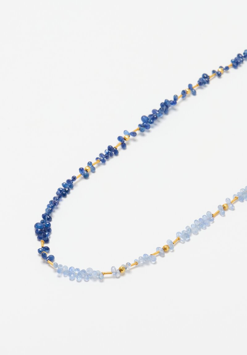 Greig Porter 18K Two-Tone Sapphire Necklace	