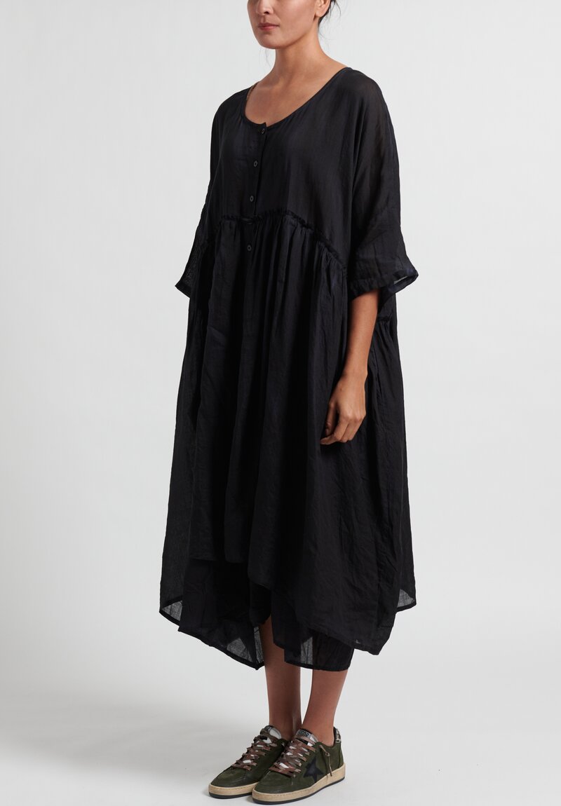 Gilda Midani Cotton Oversized Dress in Black