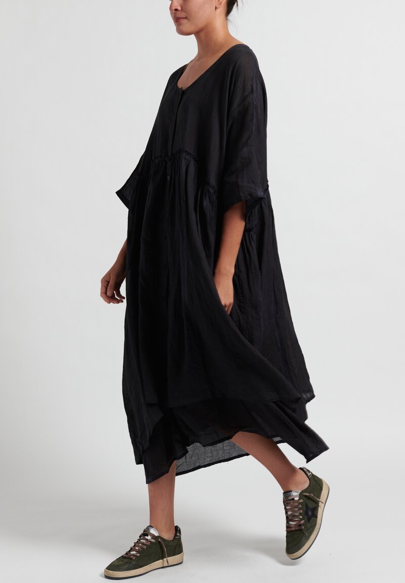 Gilda Midani Cotton Oversized Dress in Black