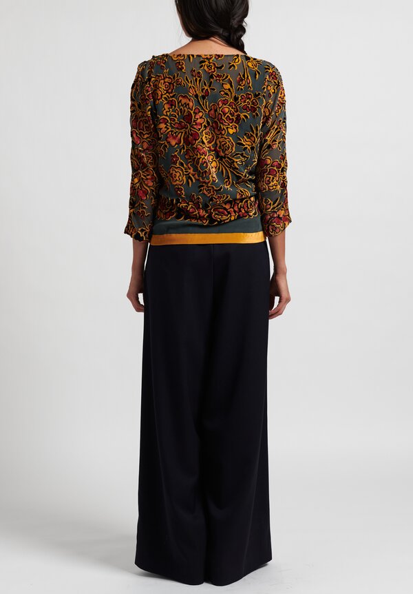 Dries Van Noten Ceruss Viscose Shirt 38	