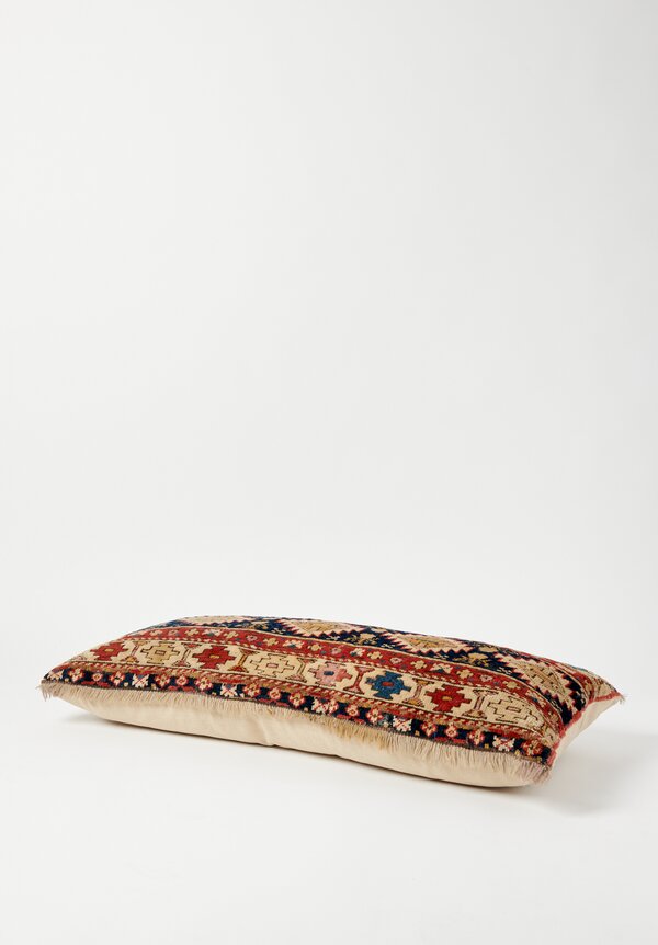 Antique and Vintage Handmade Lumbar Pillow in Multi