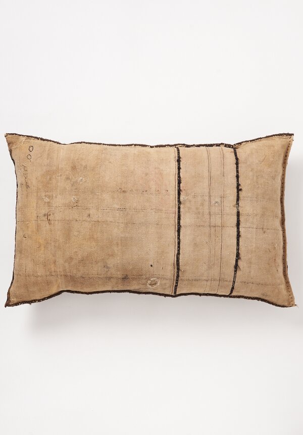 Shobhan Porter ''Little Village'' Handwoven XL Lumbar Pillow 37in x 24in	