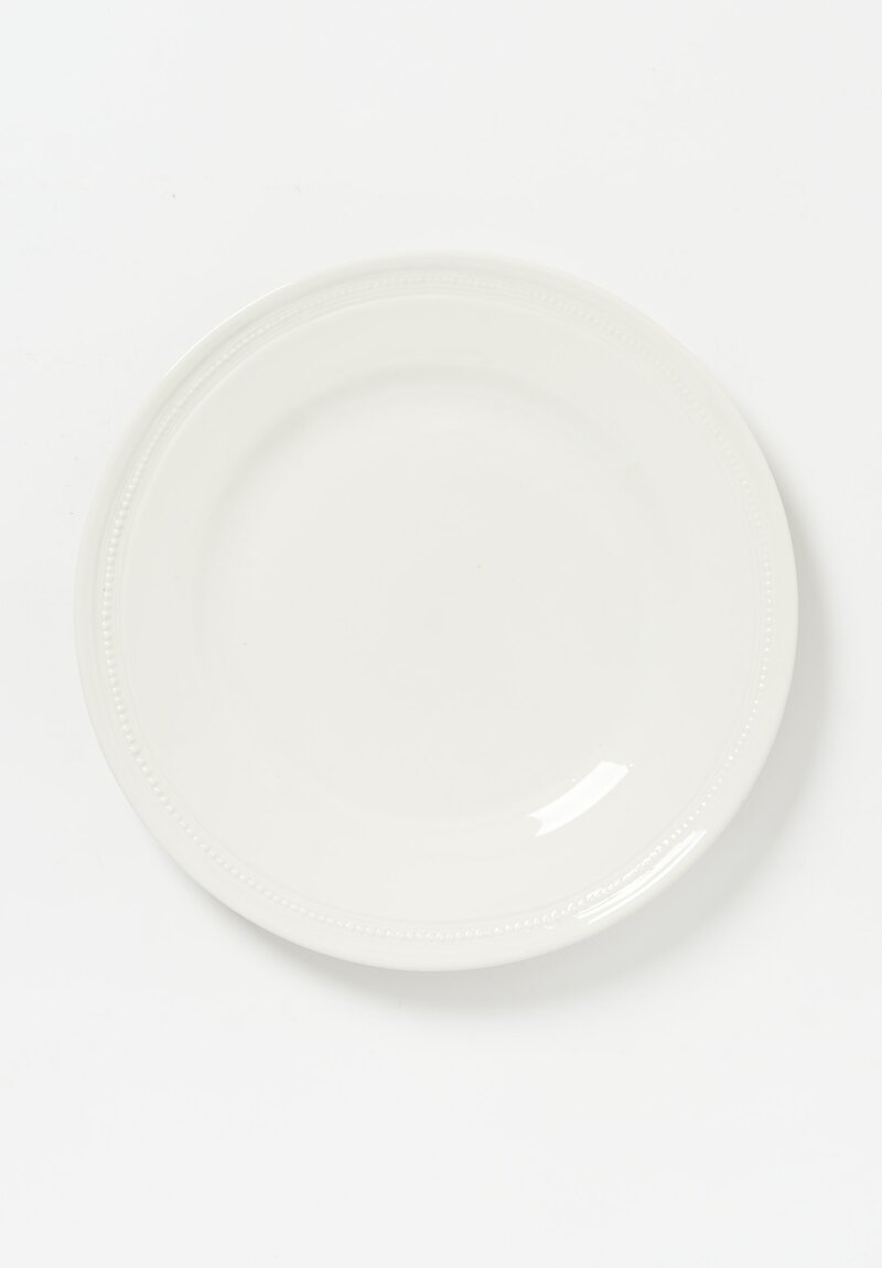 Alix D. Reynis Porcelain Limoges Dinner Plate - Louis XVl White	