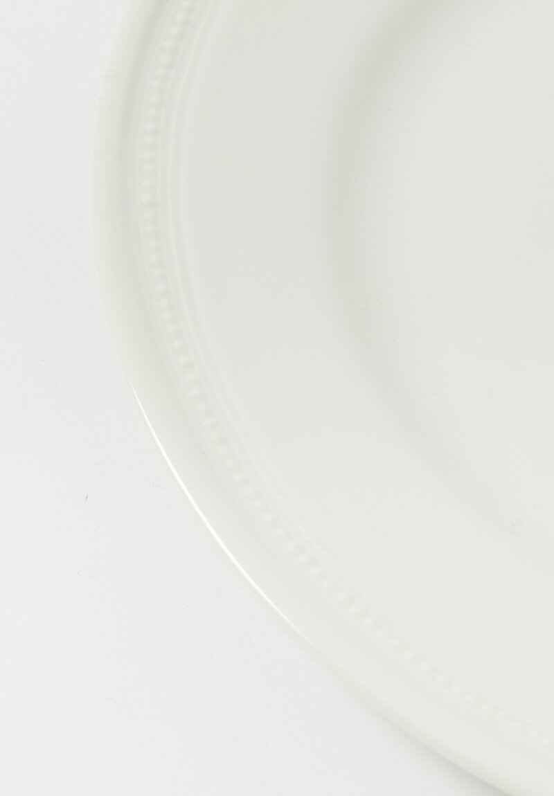 Alix D. Reynis Porcelain Limoges Dinner Plate - Louis XVl White	