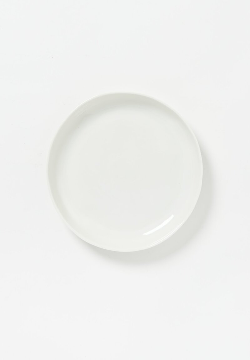 Alix D. Reynis Porcelain ''Simple Calotte'' Dinner Plate in White	