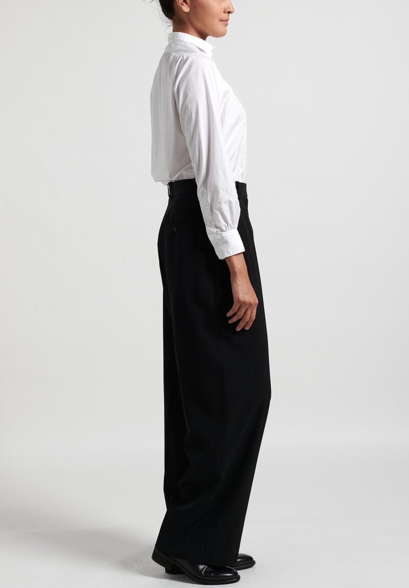 The Row Wide Leg Phoebe Pants in Black Santa Fe Dry Goods