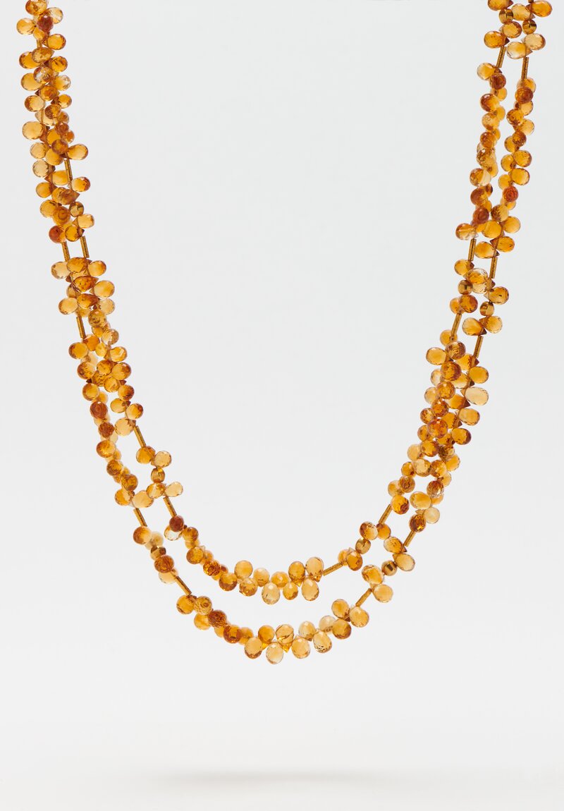Greig Porter 18K Garnet Necklace	