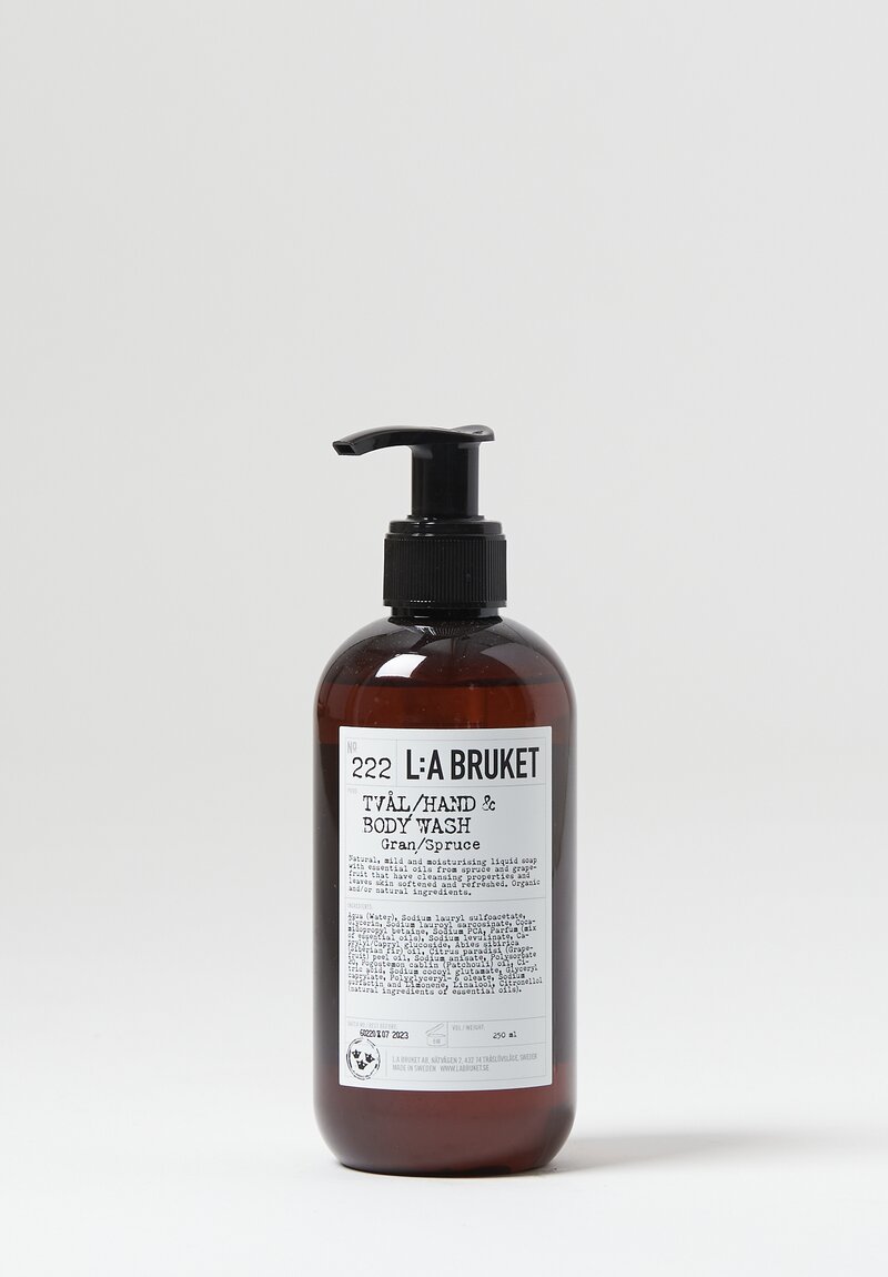 L:A Bruket Liquid Hand & Body Soap No. 222 Spruce	
