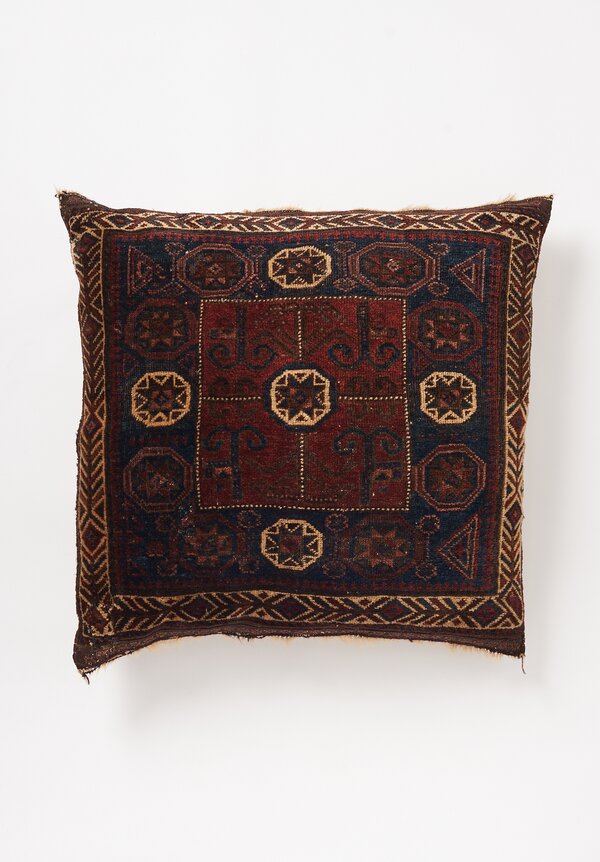 Shobhan Porter Large Vintage Square Starred Pillow II 32 x 29 in	