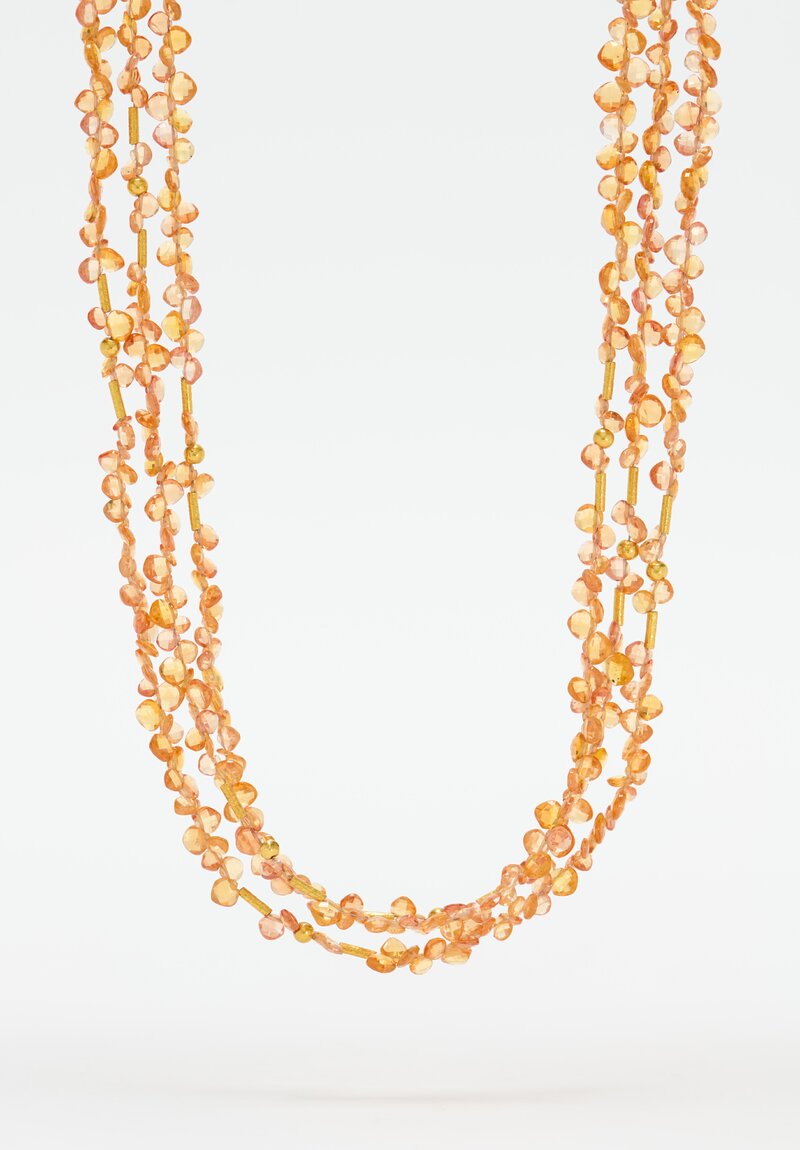 Greig Porter 18K Mandarin Garnet Necklace