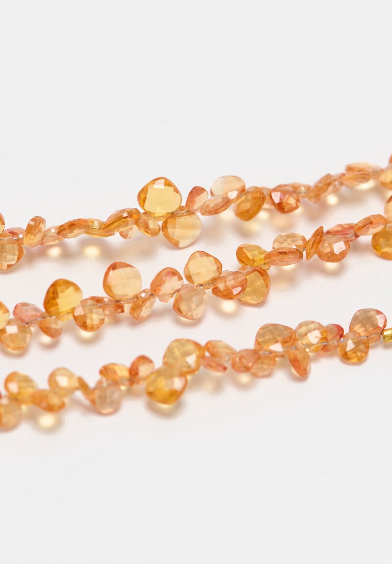 Greig Porter 18K Mandarin Garnet Necklace