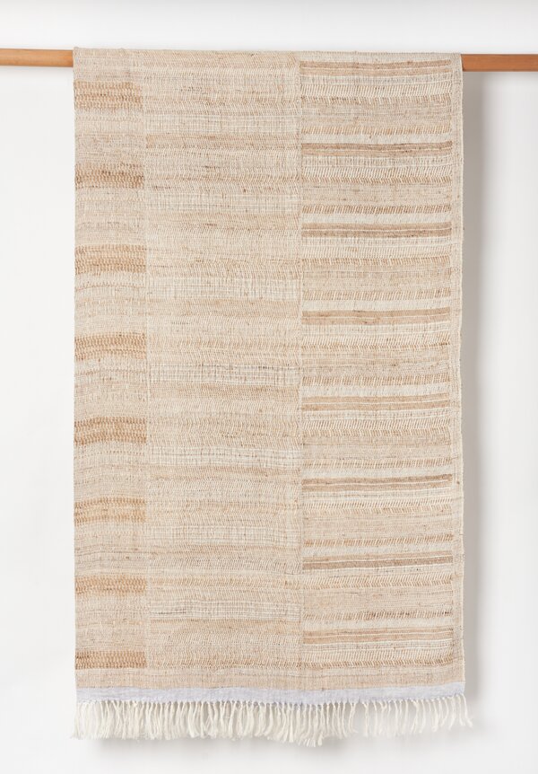 Neeru Kumar Hand-loomed Linen/Silk Throw	