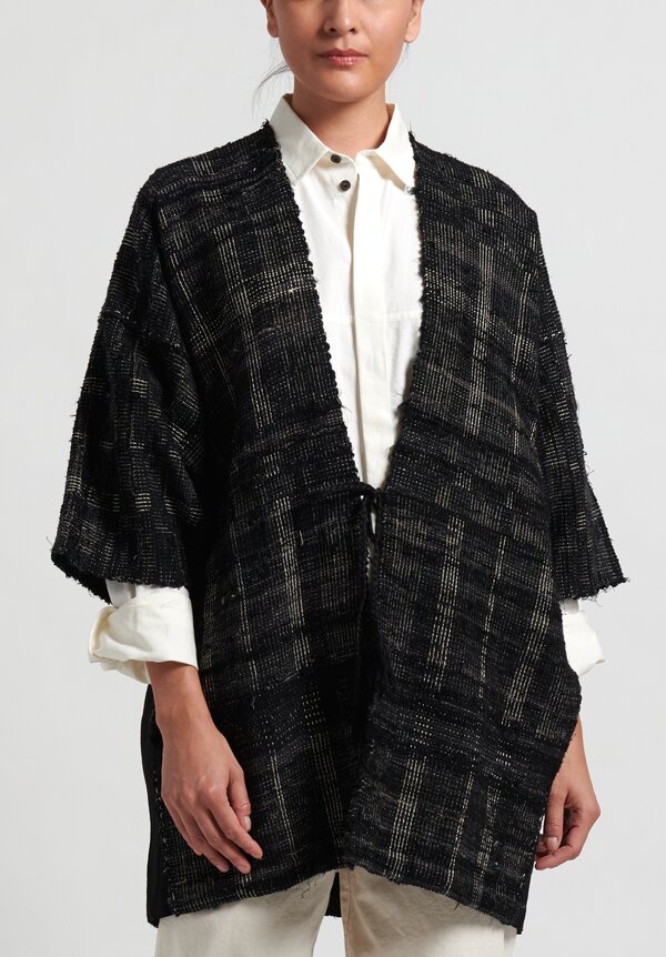 Jan-Jan Van Essche Sakiori Kimono Coat in Black | Santa Fe Dry Goods ...
