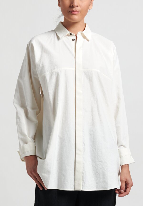 Jan-Jan Van Essche Washi Shirt in Off-White | Santa Fe Dry Goods ...