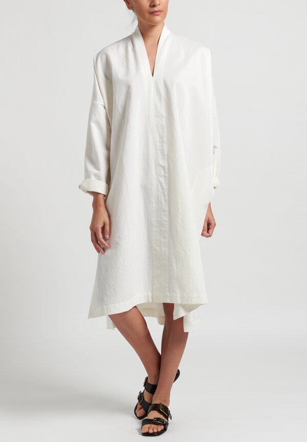 Jan-Jan Van Essche Cotton/Wool/Paper Long-Sleeved Washi Tunic	