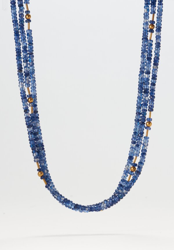 Greig Porter 18K 3-Strand Kyanite Necklace	
