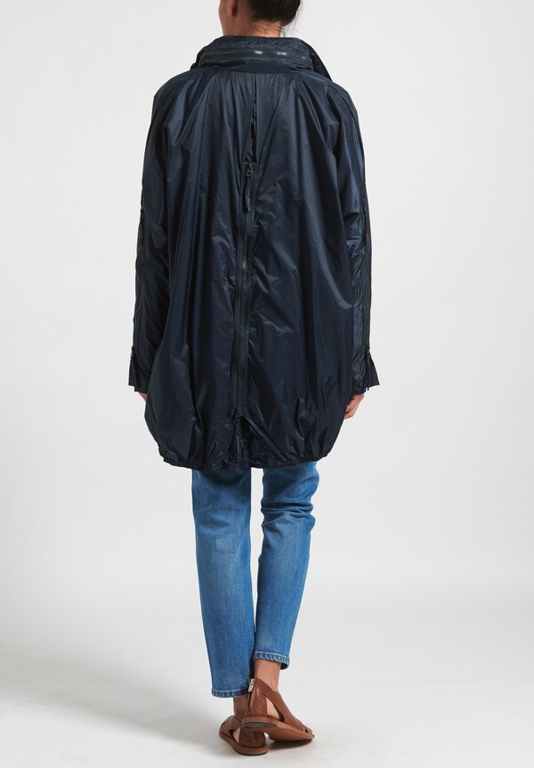 Rundholz Black Label Lightweight Multi-Zipper Jacket in Plum Blue