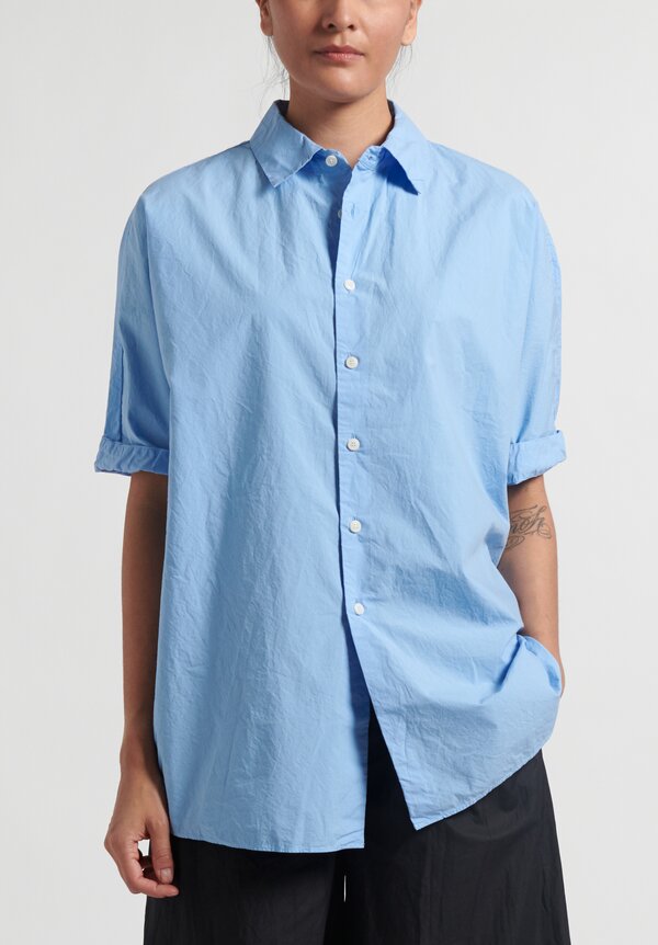 Casey Casey Solid Waga Shirt in Sky Blue 