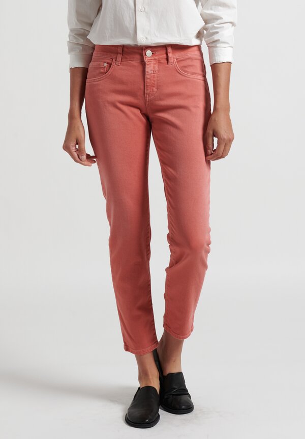 Closed Baker Mid-Rise Jeans in Dusty Coral