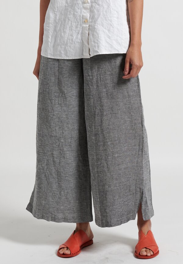 Oska Wide-Leg Ingela Pants in Black/Grey | Santa Fe Dry Goods ...