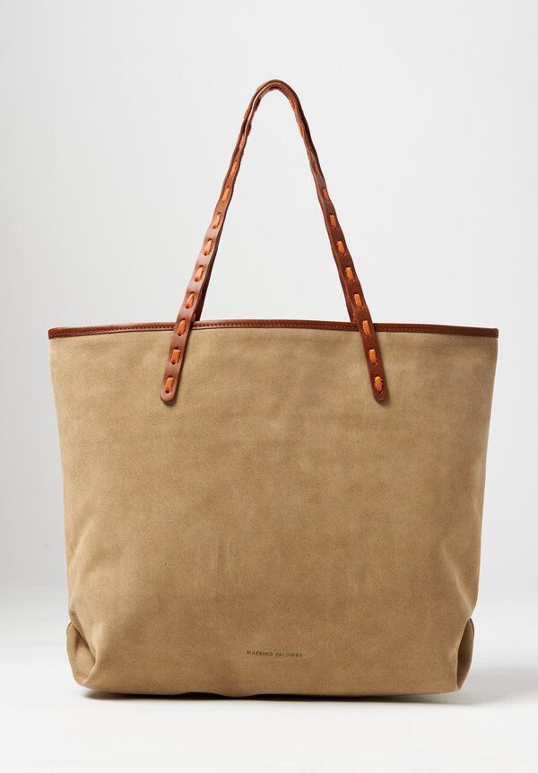 Massimo Palomba Dafne String Derby Tote Tabac Brown	