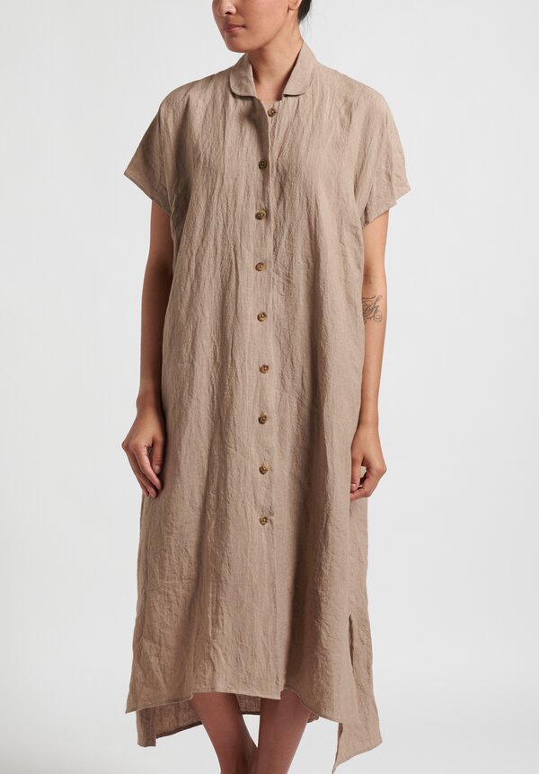 Lauren Manoogian New Dormer Shirtdress in Taupe