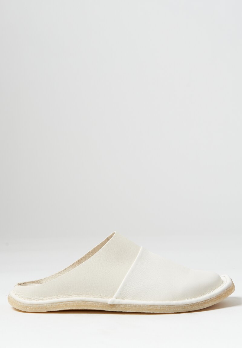 Trippen Pause Sandal in White	