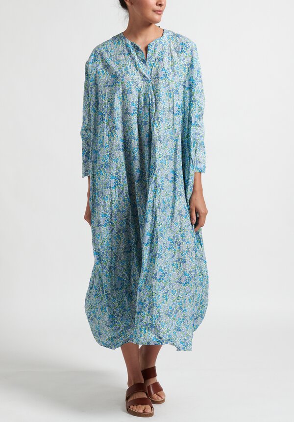 Daniela Gregis Cotton Oversize Chicory Washed Dress	