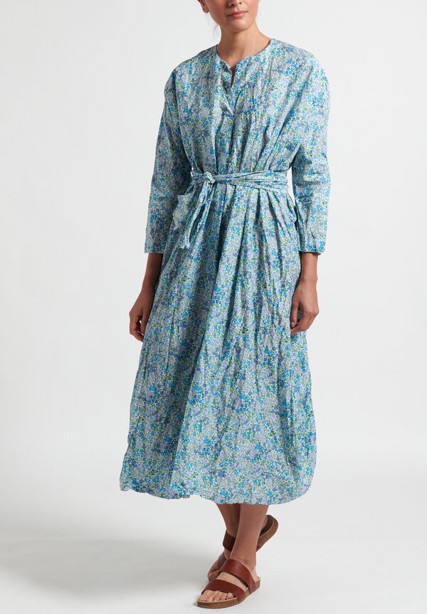 Daniela Gregis Cotton Oversize Chicory Washed Dress	