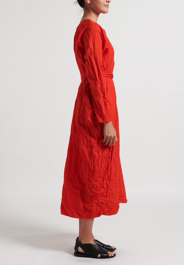 Daniela Gregis Sun Washed Luciana Dress in Red