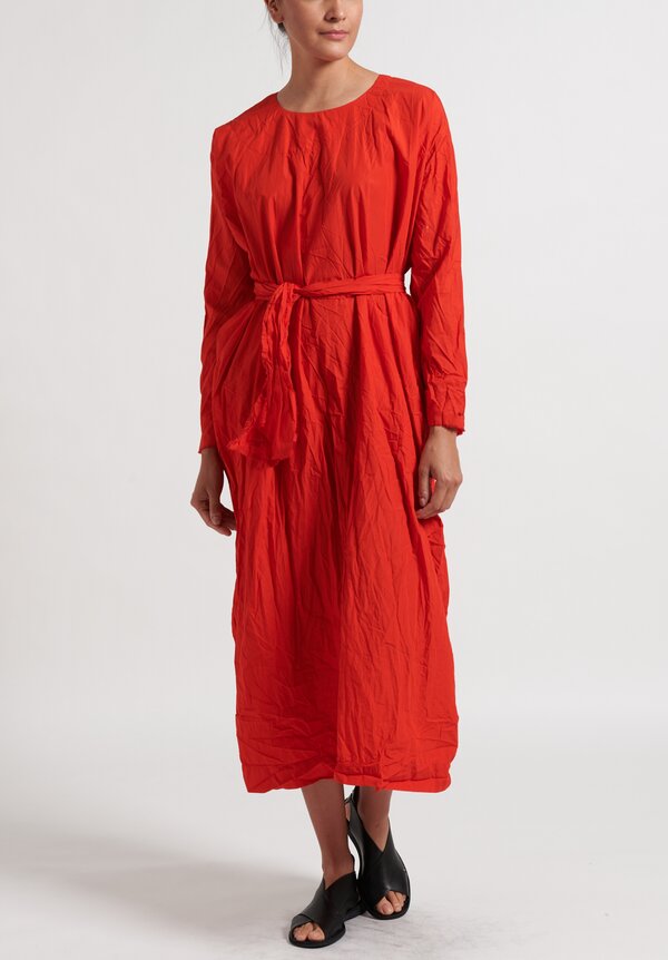 Daniela Gregis Sun Washed Luciana Dress in Red
