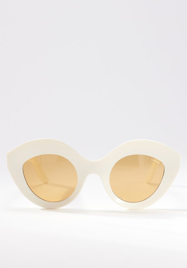 Lapima Nina Sunglasses in Natural White	