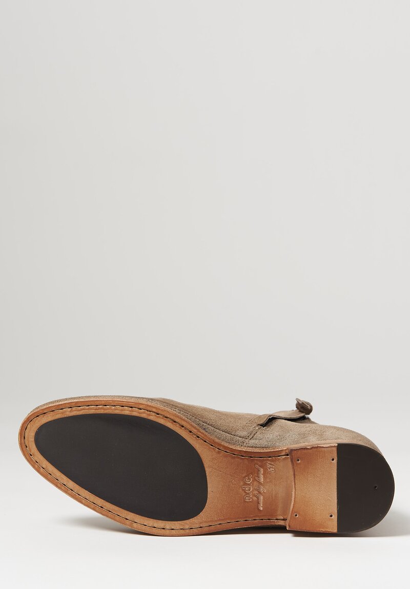 N.D.C. Sacchetto L Zip Loafer in Antilop Tan	